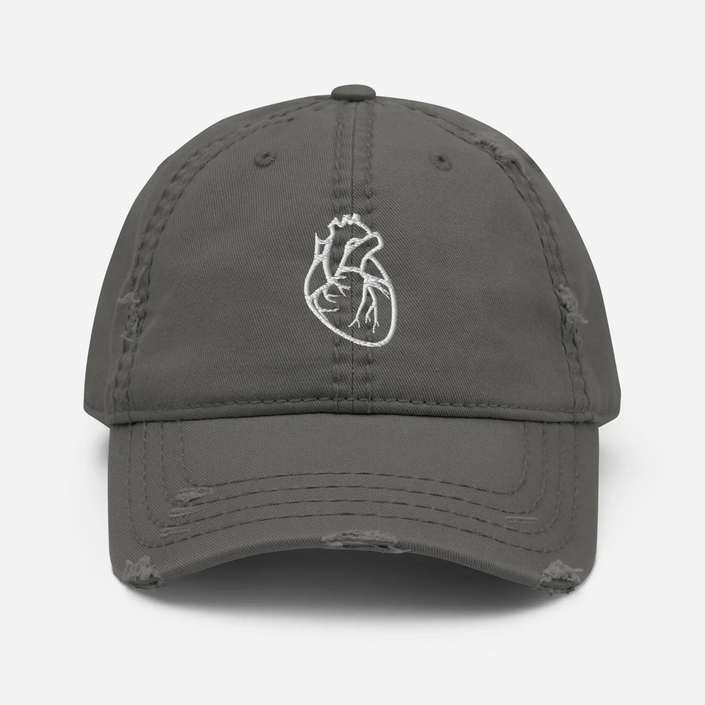 Distressed Heart Hat - Impulse Apparel