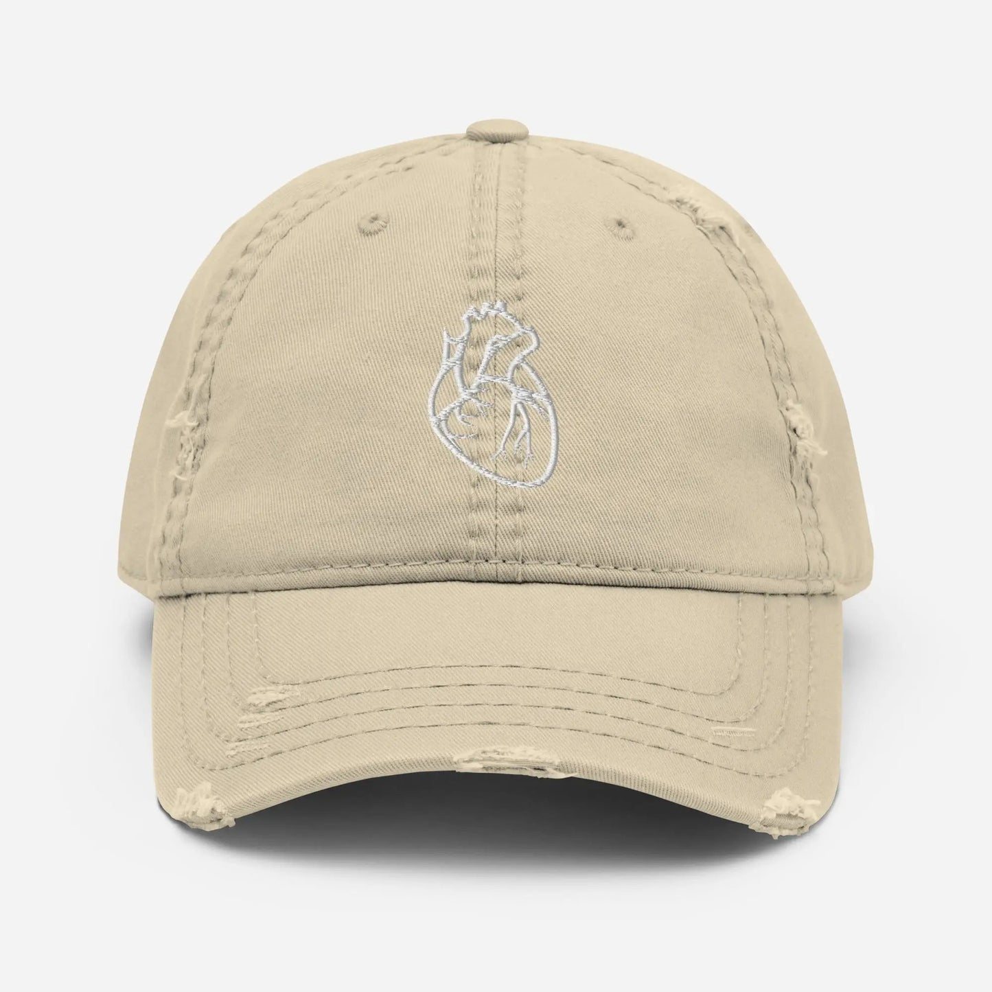 Distressed Heart Hat - Impulse Apparel