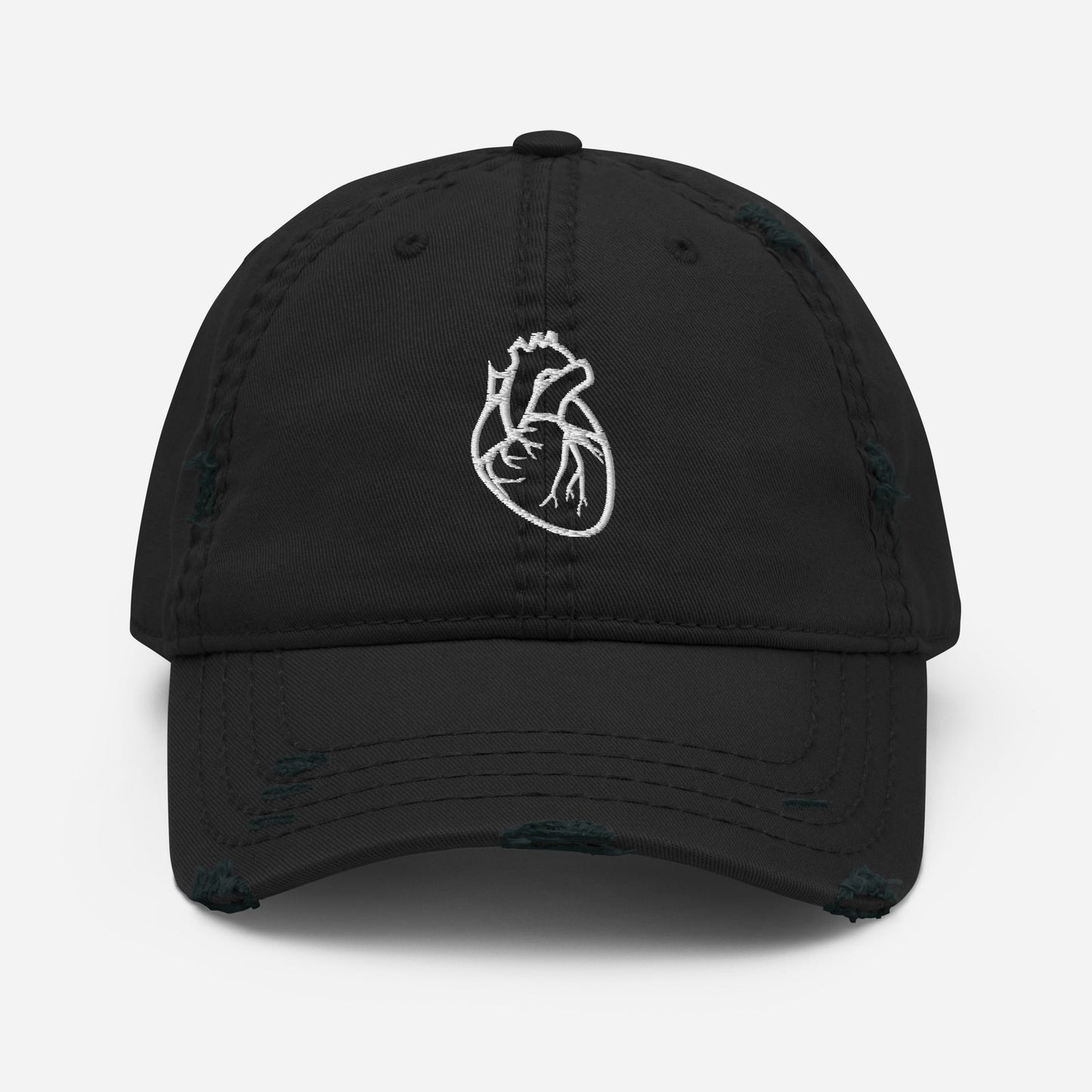 Distressed Heart Hat - Impulse Apparel